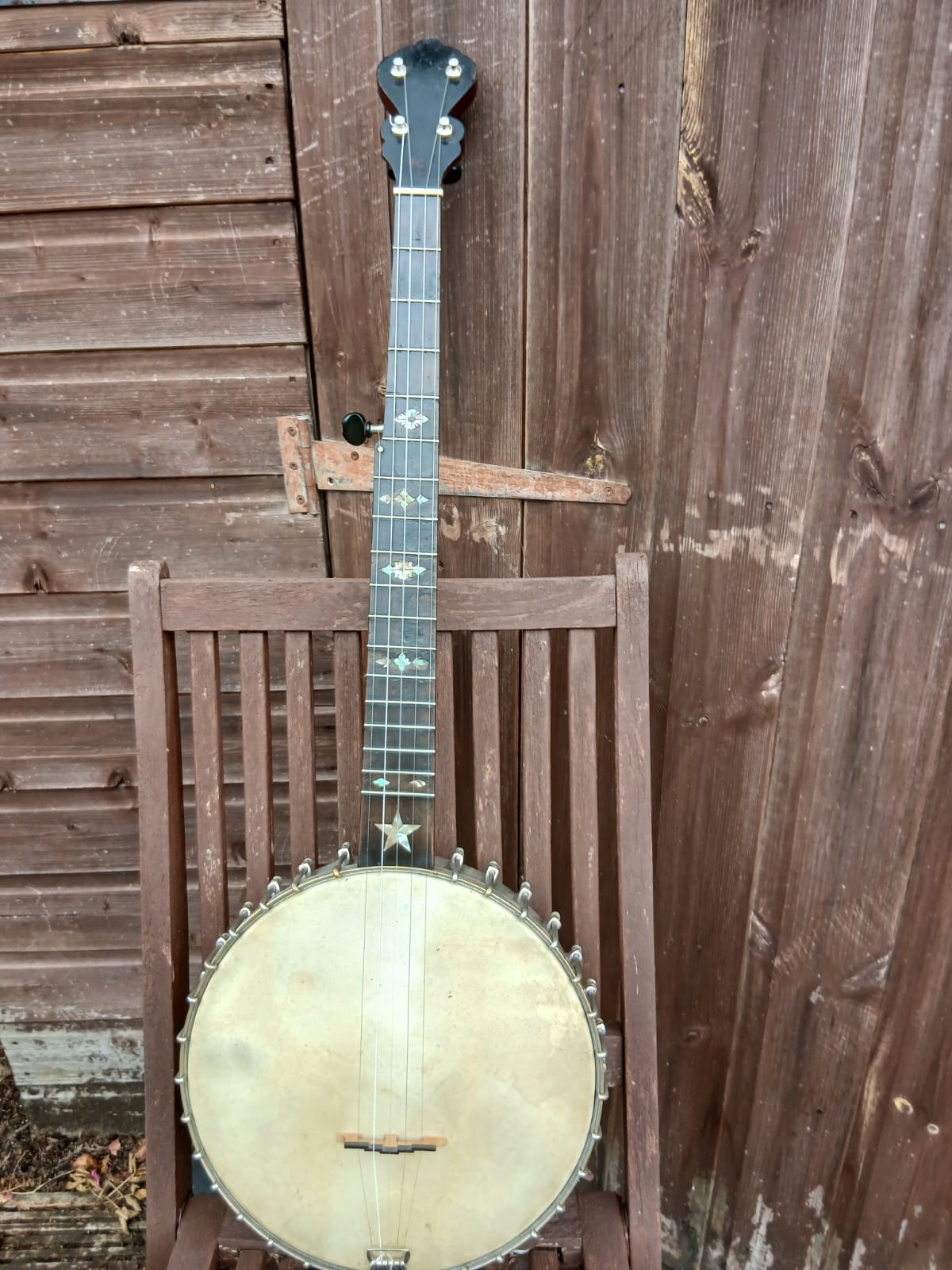 Unmarked Stratton 5-String Banjo