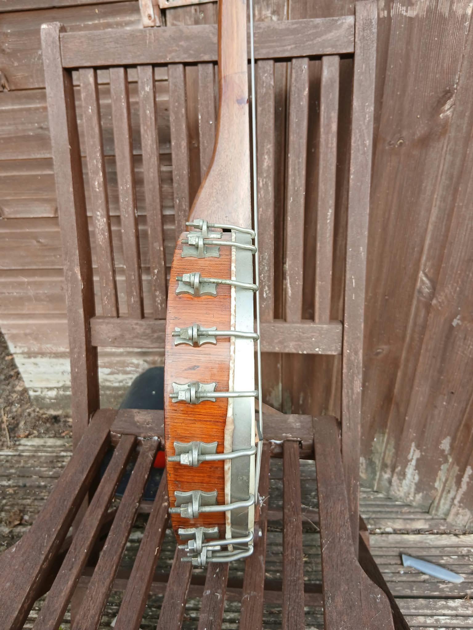 Six‑String Tunbridge‑Ware Style Banjo